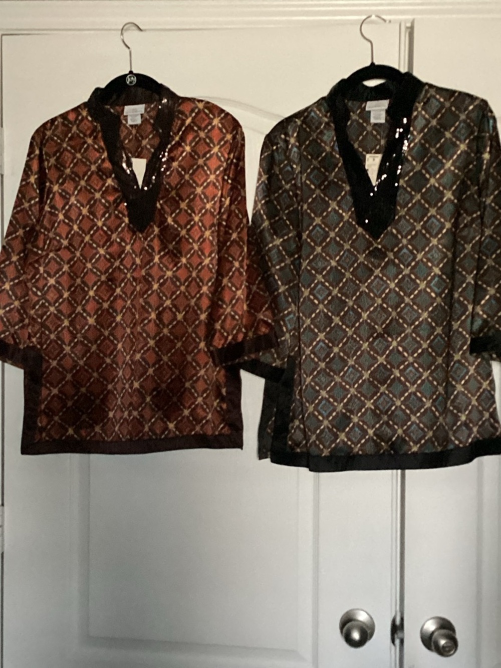 NWT Bundle of 3/4 Sleeve Tunic Tops with Sequins